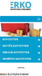 Mobile Screenshot of erkokonteyner.com